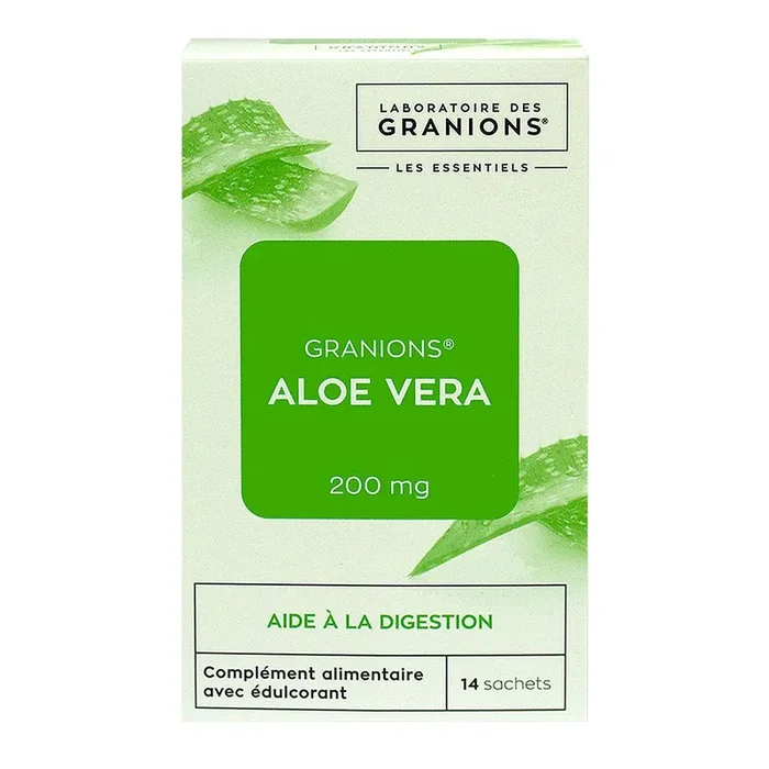 14 sachets Aloe vera 200 mg