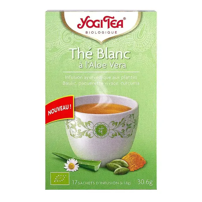 17 Infusions thé blanc à l‘aloe vera