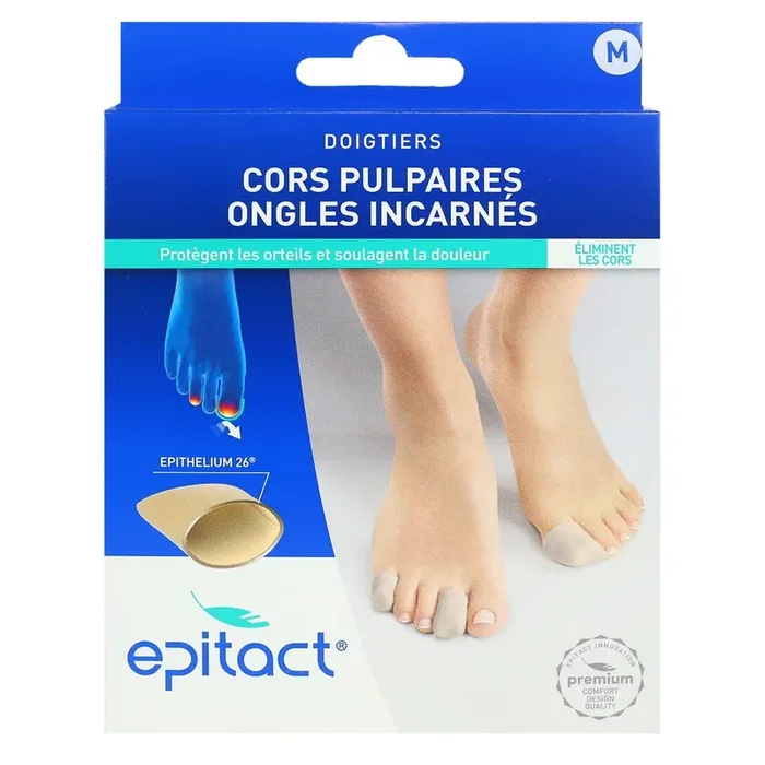2 doigtiers à l‘épithélium 26 cors pulpaires ongles incarnés taille M