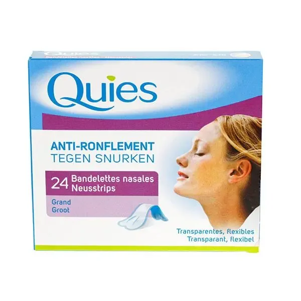 24 bandelettes nasales anti-ronflement grand