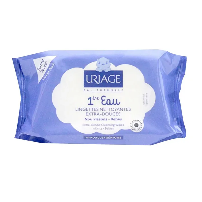 25 lingettes nettoyantes extra douces pour bébé 1ère eau