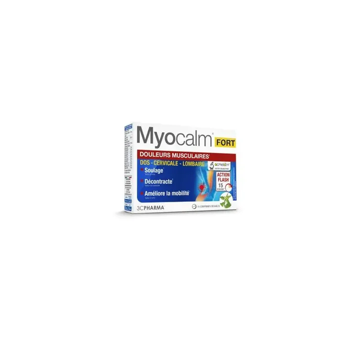 3c pharma myocalm fort comprime 15