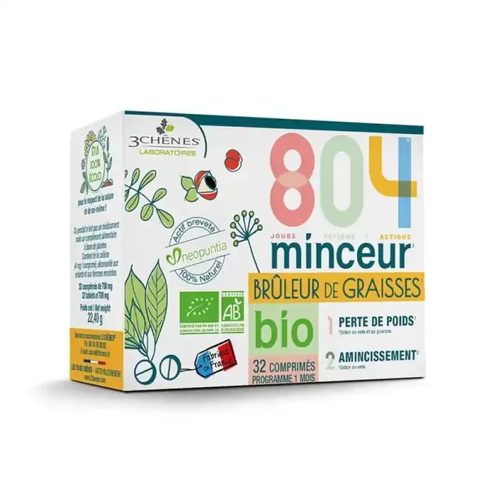 3chenes 804 bio brule graisse comprimé 32