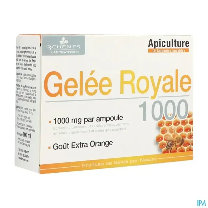 3chenes gelee royale 1000 ampoule 10ml 10