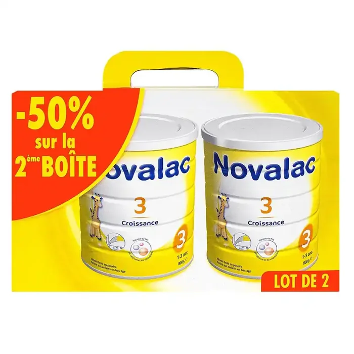 3ème âge lait bébé 1-3 ans 2x800g