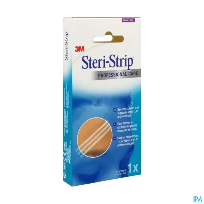 3m steristrip bandelette adhesive suture 3mm x 75mm 5