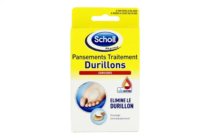 4 pansements traitement durillons