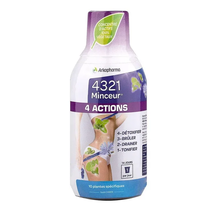 4321 minceur 4 actions 280ml