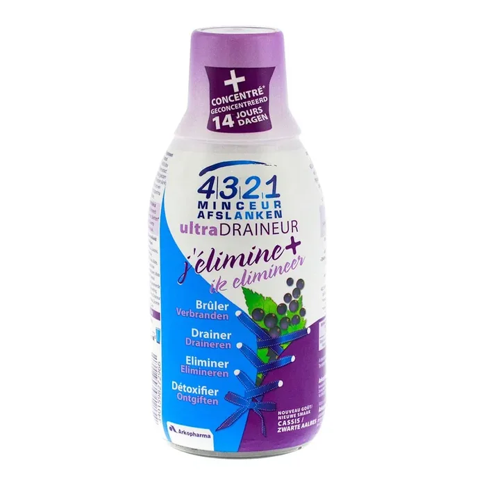 4321 minceur ultra draineur 280ml cassis