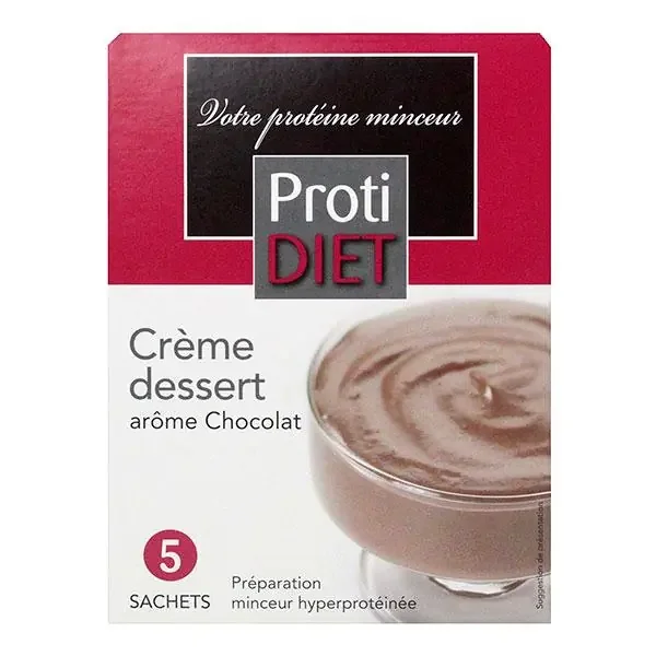 5 Sachets crème dessert chocolat