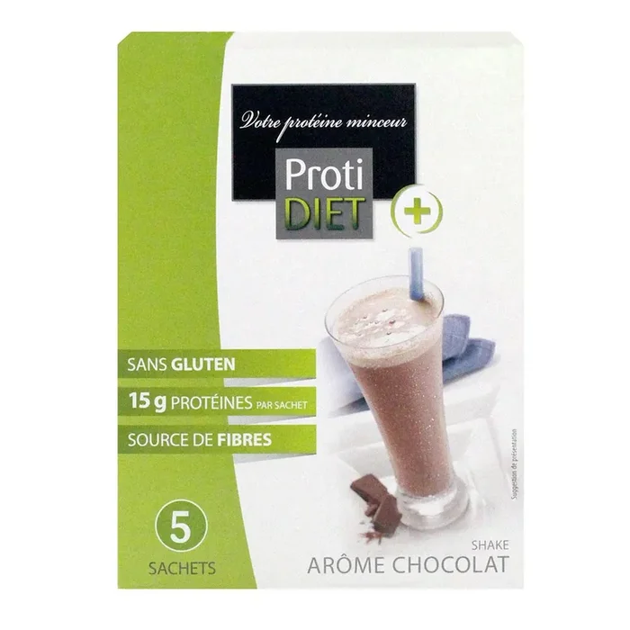 5 Sachets Shake arôme chocolat sans gluten