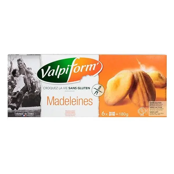 6 madeleines nature 180g