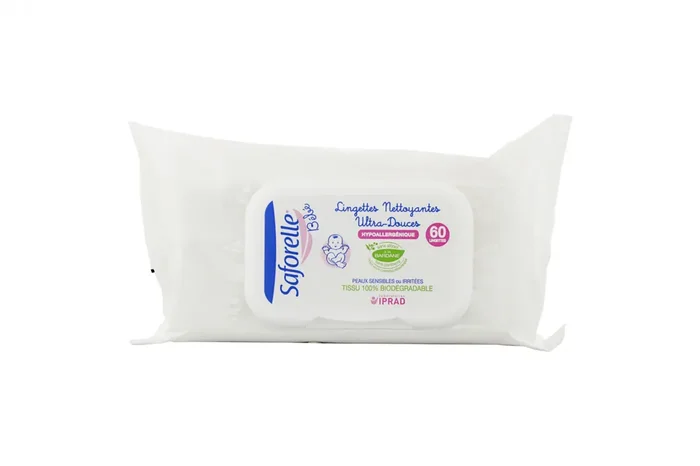 60 lingettes peaux sensibles