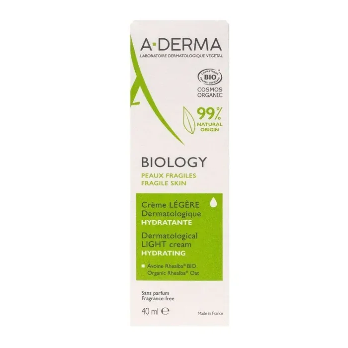 A-Derma BIOLOGY Crème Légère Dermatologique 40mL