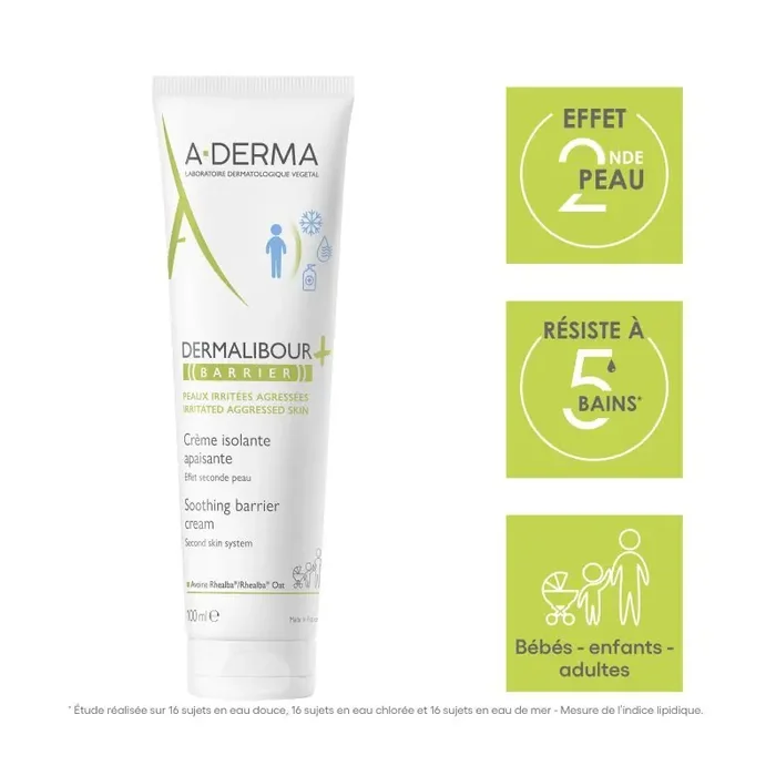 A-DERMA Crème isolante DERMALIBOUR+ BARRIER 100mL