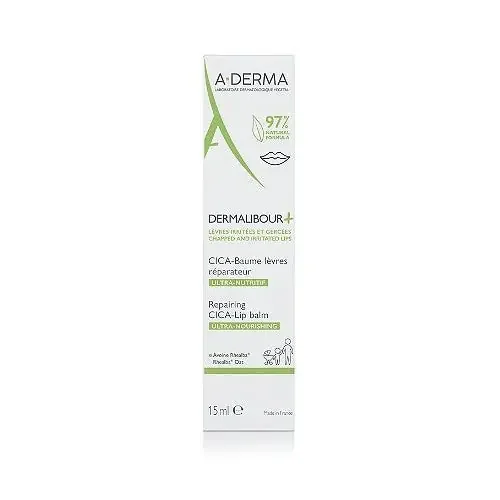 A-Derma DERMALIBOUR+ CICA Baume Lèvres Réparateur – 15ml
