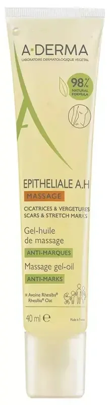 A-Derma Epithélial A.h Duo – Gel-Huile de Massage Anti-Marques 40 ml