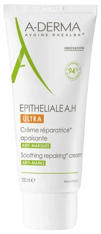 A-Derma Épithéliale A.h Epithélial A.h Ultra – Crème Réparatrice Apaisante Anti-Marques 100 ml