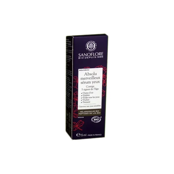 ABSOLU MERVEILLEUX SERUM YEUX BIO 15ML SANOFLORE