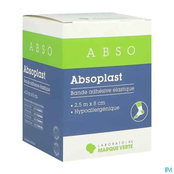 Absoplast bande adhesive elastique 2m5 x 8cm