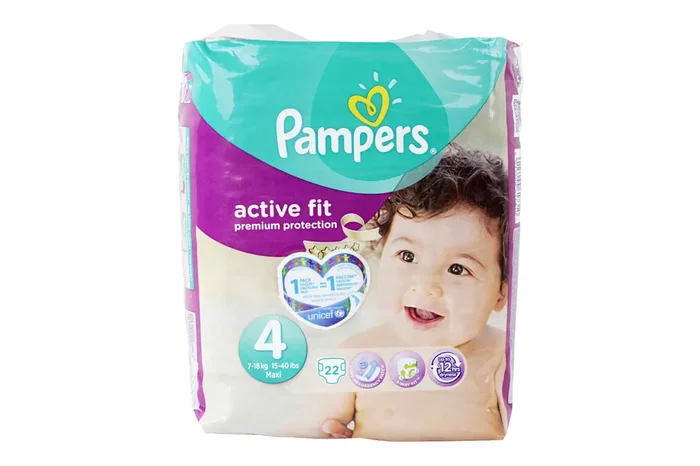 Active Fit 7-18kg (taille 4) 22 couches