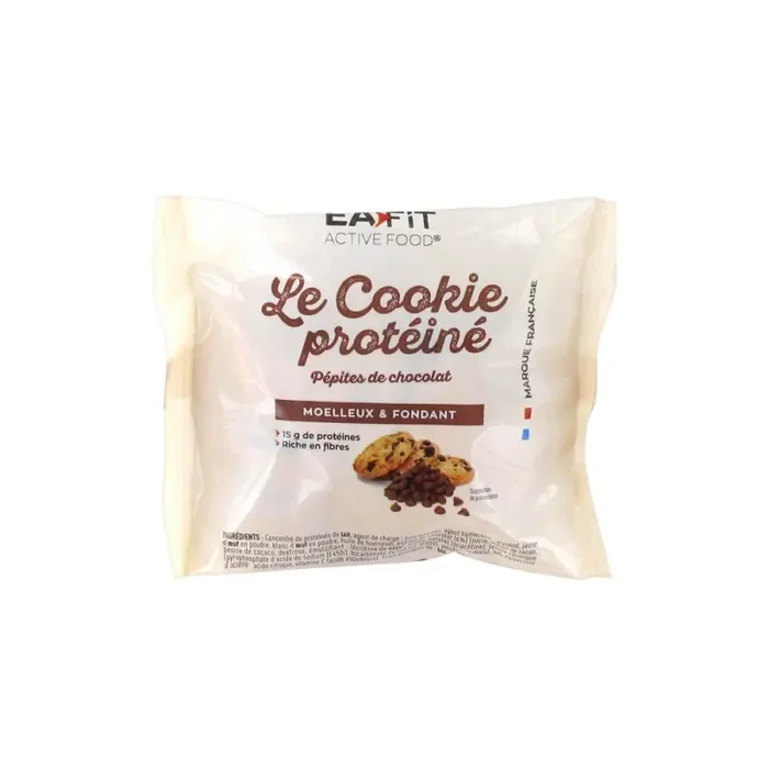 ACTIVE FOOD LE COOKIE PROTEINÉ PEPITES DE CHOCOLAT 50G EAFIT