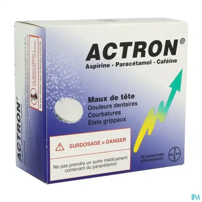 Actron comprimé effervescent 30