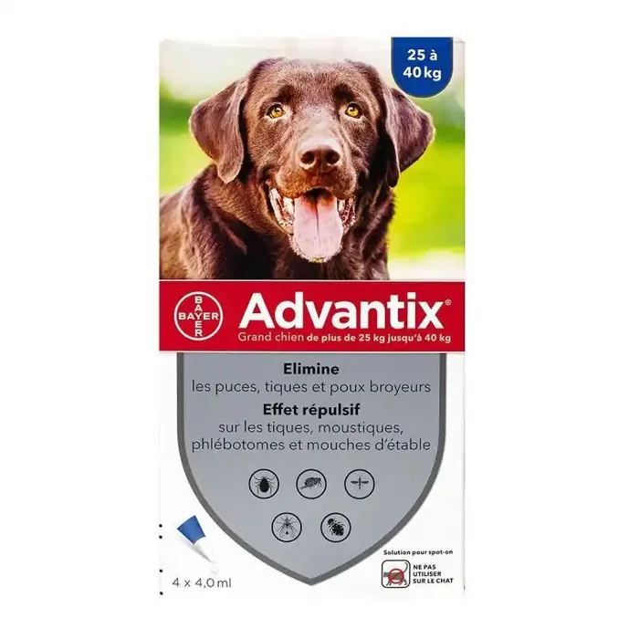 Advantix Grd Chien – 4x4ml 1bte