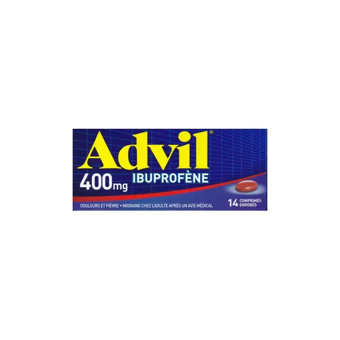 Advil 400 mg 14 Comprimes Enrobes