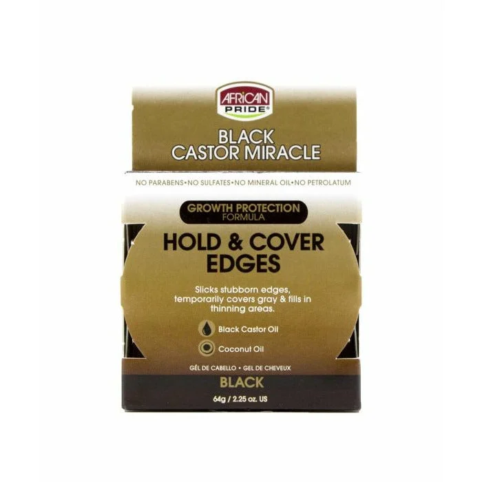 AFRICAN PRIDE BLACK CASTOR MIRACLE ≡ Edge Gel Noir