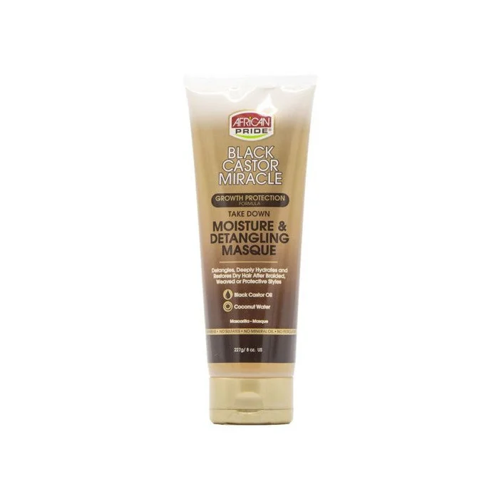 AFRICAN PRIDE BLACK CASTOR MIRACLE ≡ Masque Hydratant