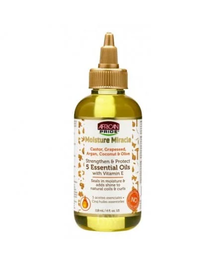 African Pride Moisture Miracle 5 huile Essentielles 118ml