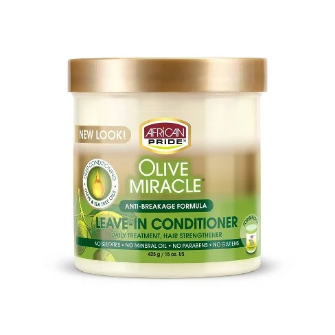 AFRICAN PRIDE OLIVE MIRACLE ≡ Après-Shampooing Sans Rinçage
