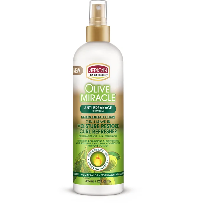 AFRICAN PRIDE OLIVE MIRACLE ≡ Soin Sans Rinçage 7-en-1