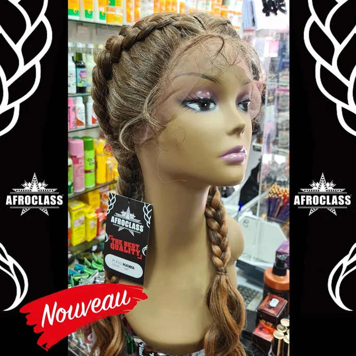 AFROCLASS Perruque Tressés HAWA (3 tresses)