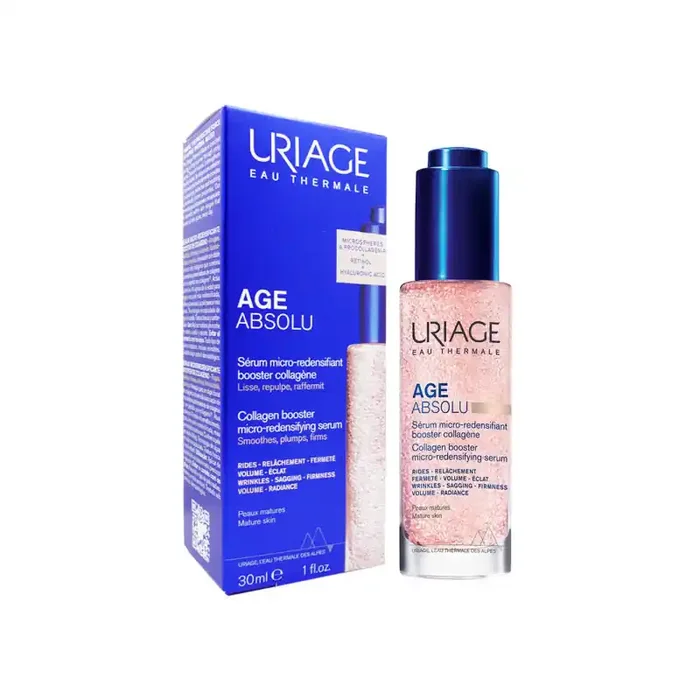 AGE ABSOLU SERUM MICRO-REDENSIFIANT BOOSTER COLLAGENE 30ML URIAGE