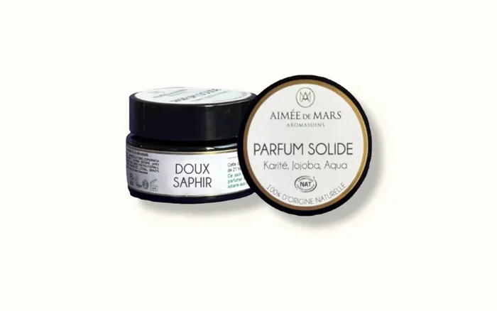 Aimée de Mars doux saphir parfum naturel solide 15g