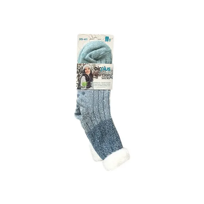 AirPlus Aloe Cabin Socks chaussettes cocoon bleu 35-41