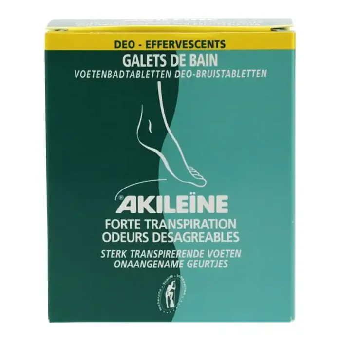 Akileine Galets de Bain Deo Effervescent – 7 Galets