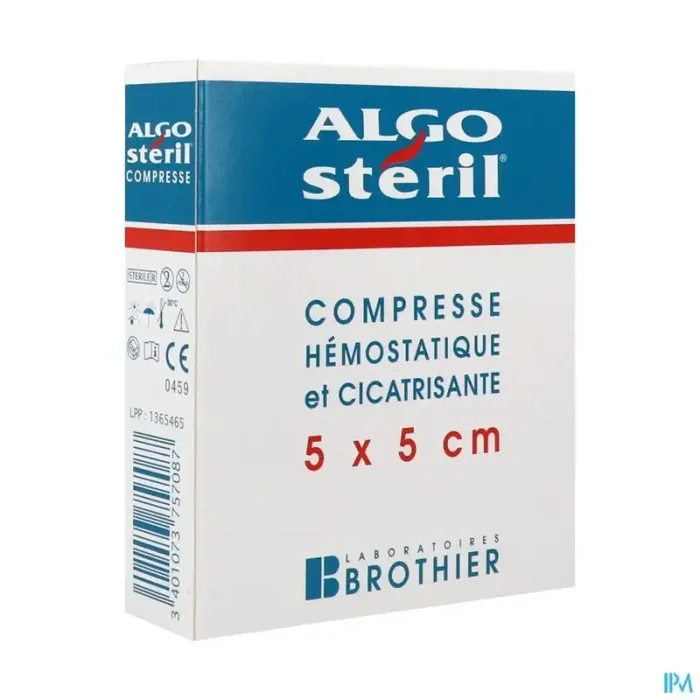 Algosteril compresse sterile 5cm x 5cm 10