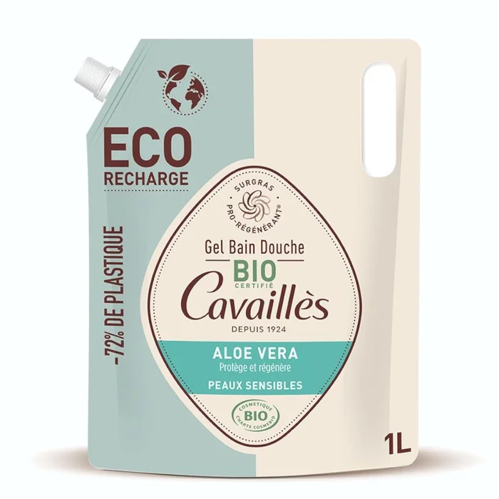 Aloe Vera Bio – Eco-Recharge Gel Bain et Douche 1000 ml