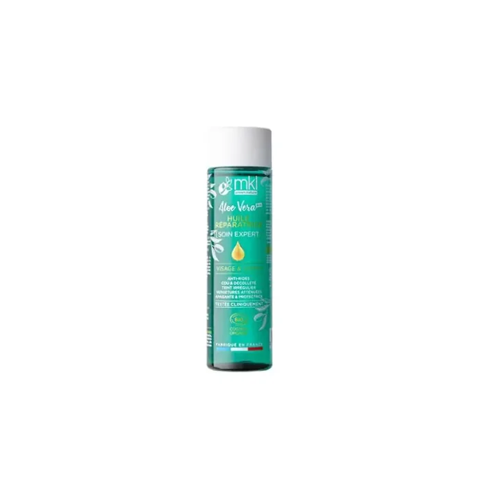 ALOÉ VERA BIO HUILE RÉPARATRICE VISAGE CORPS 75ML MKL GREEN NATURE