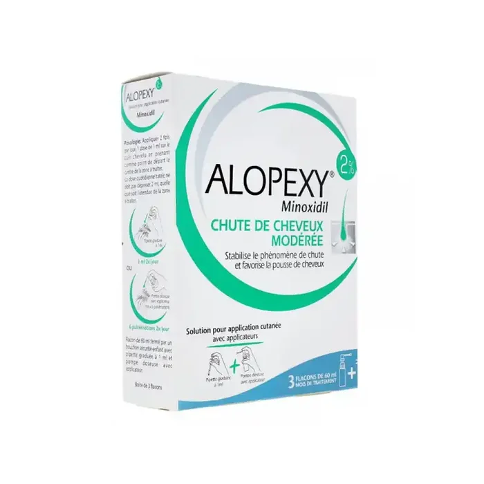 ALOPEXY 2% 3X60ML MINODIXIL PIERRE FABRE