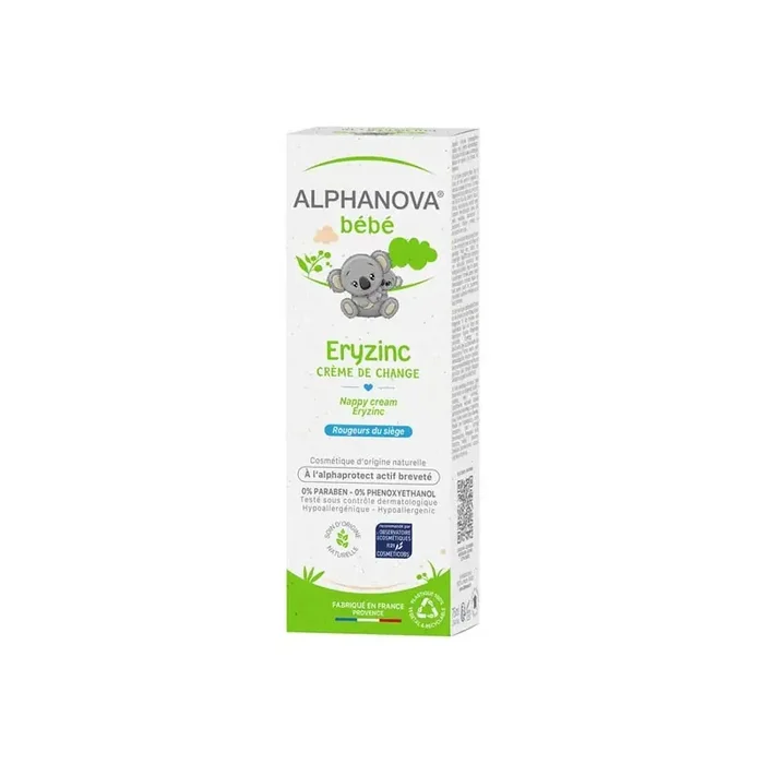 Alphanova bebe eryzinc creme de change 75ml