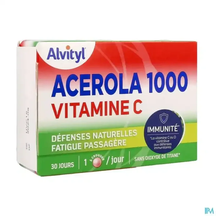 Alvityl Acerola 1000 vitamine C comprimé à croquer 30