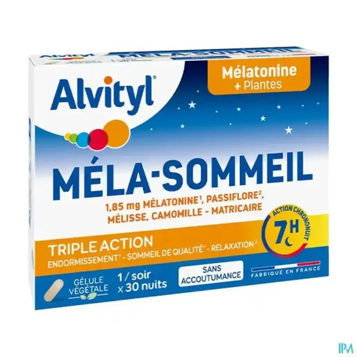 Alvityl mela sommeil gélule 30