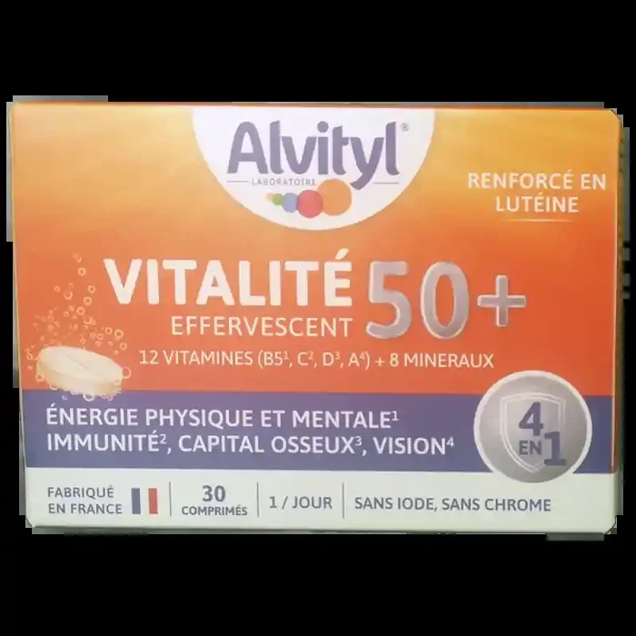 ALVITYL VITALITÉ 50+ 30 COMPRIMES EFFERVESCENTS URGO