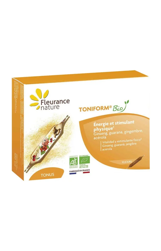 Ampoules Toniform® bio – Tonus & stimulant physique – 10 jours