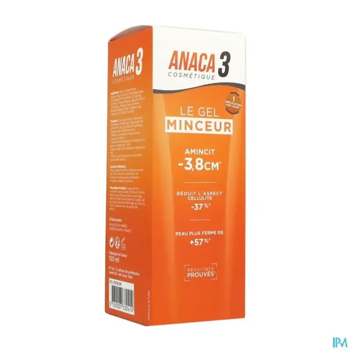 Anaca3 le gel minceur cosmetique 150ml