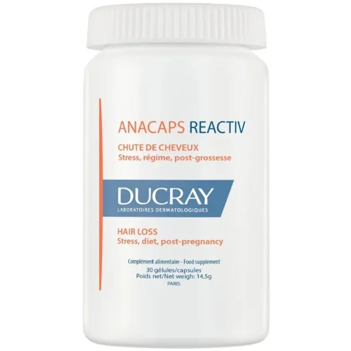 Anacaps Reactiv – Compléments Alimentaire – Chute de Cheveux 30 Gélules